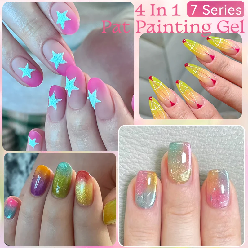 9 Colors 4 in 1 Pat Painting Gel Prism Haze - Image 10