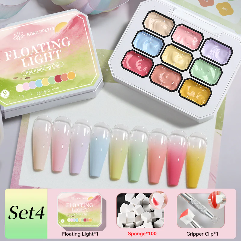 9 Colors 4 in 1 Pat Painting Gel - Image 27