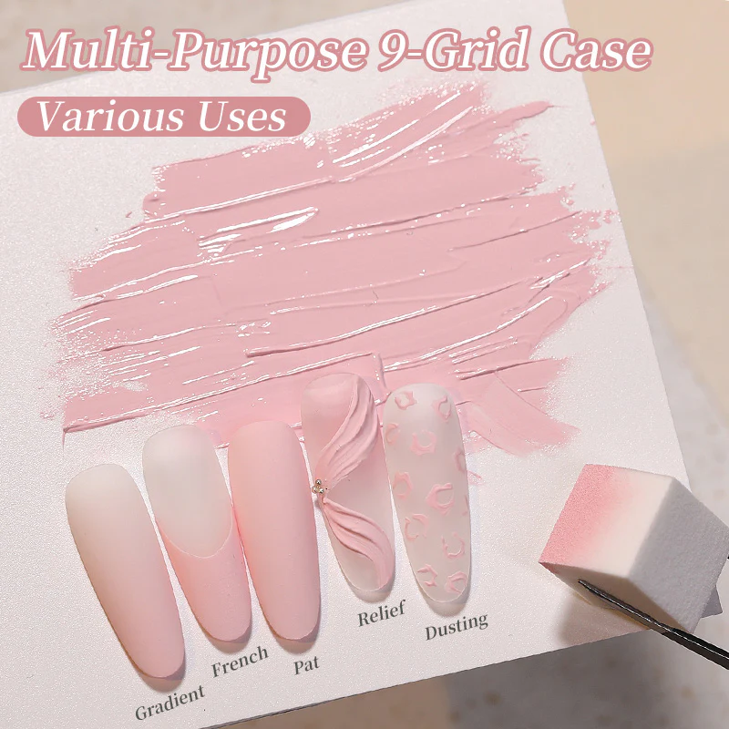9 Colors Pat Painting Gel with Tooks Kit #03 - Image 8