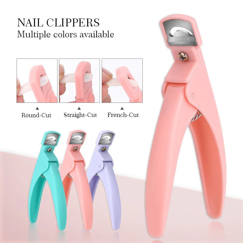Acrylic Nail Clippers Plastic Handle - Image 3