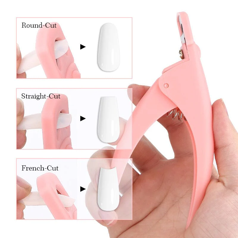Acrylic Nail Clippers Plastic Handle - Image 4