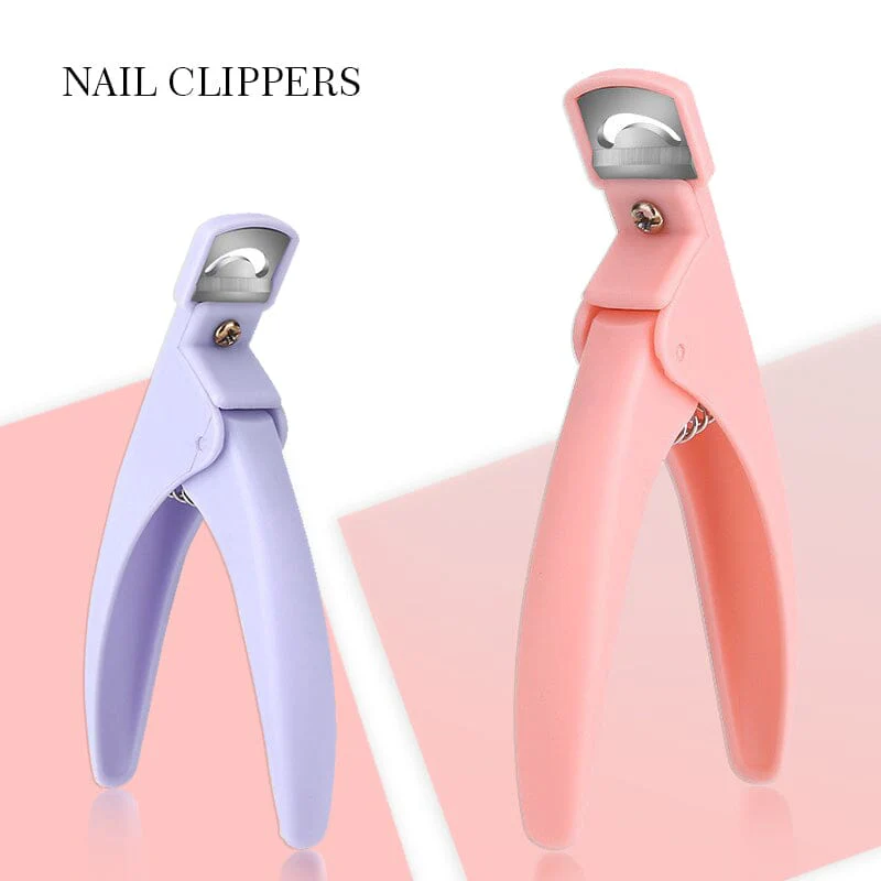 Acrylic Nail Clippers Plastic Handle - Image 9