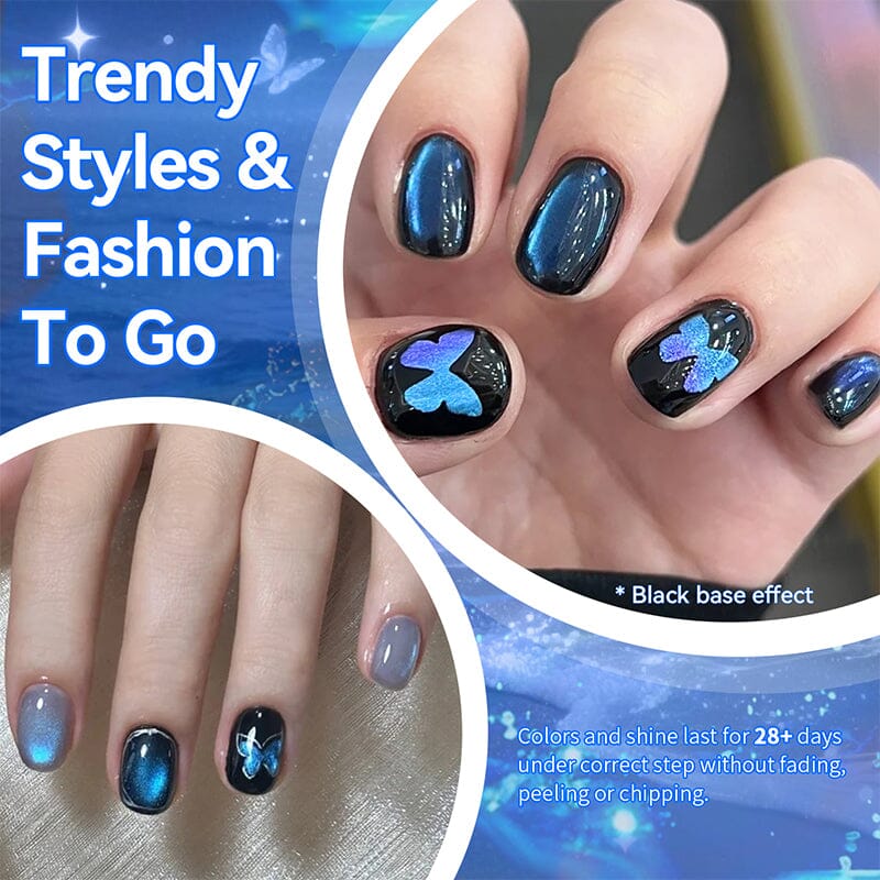 Auroras Cat Magnetic Gel MY304 Blue Tears 10ml - Image 11
