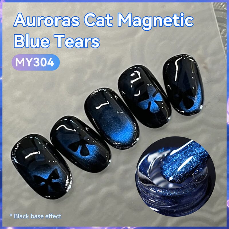 Auroras Cat Magnetic Gel MY304 Blue Tears 10ml - Image 13