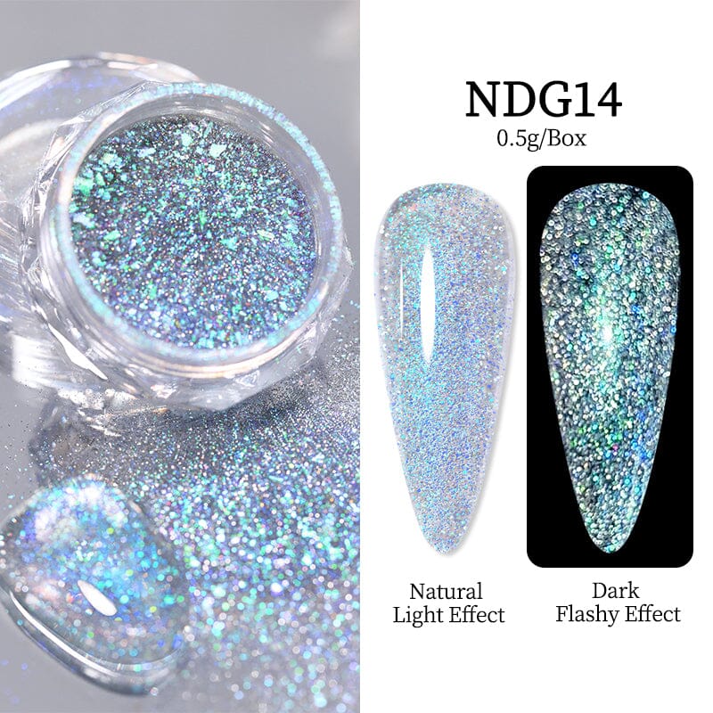 Auroras Reflective Giltter Nails Powder - Image 13