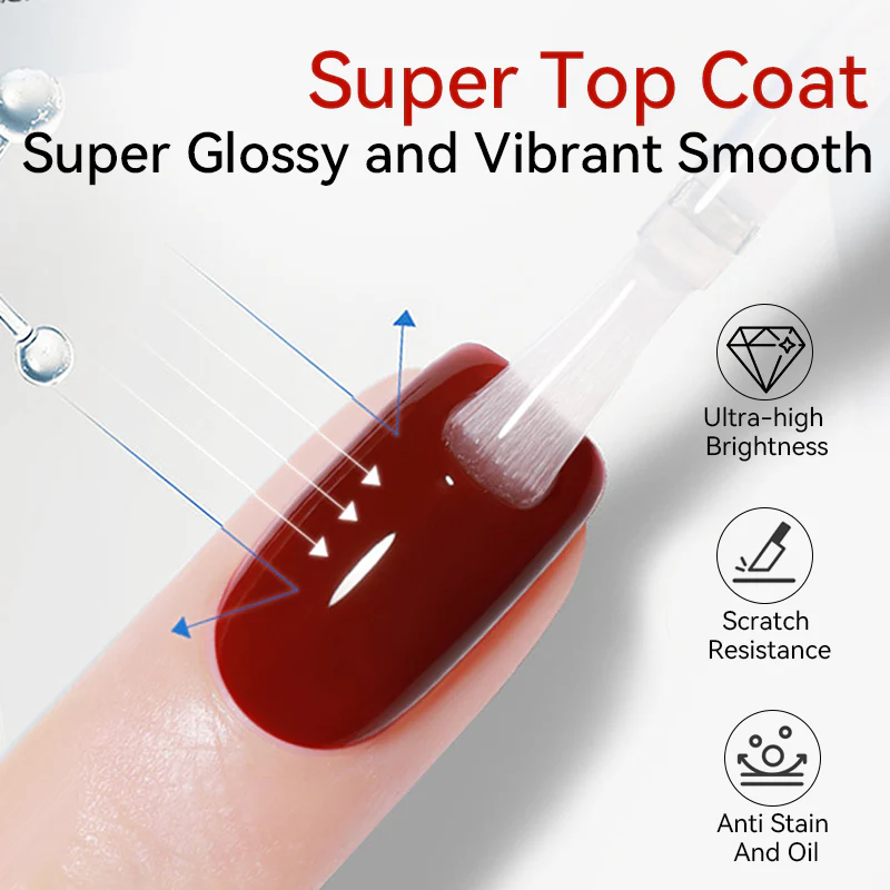 Base Gel Super Top Coat 10ml - Image 13