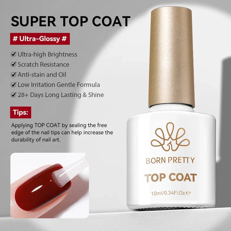 Base Gel Super Top Coat 10ml - Image 18