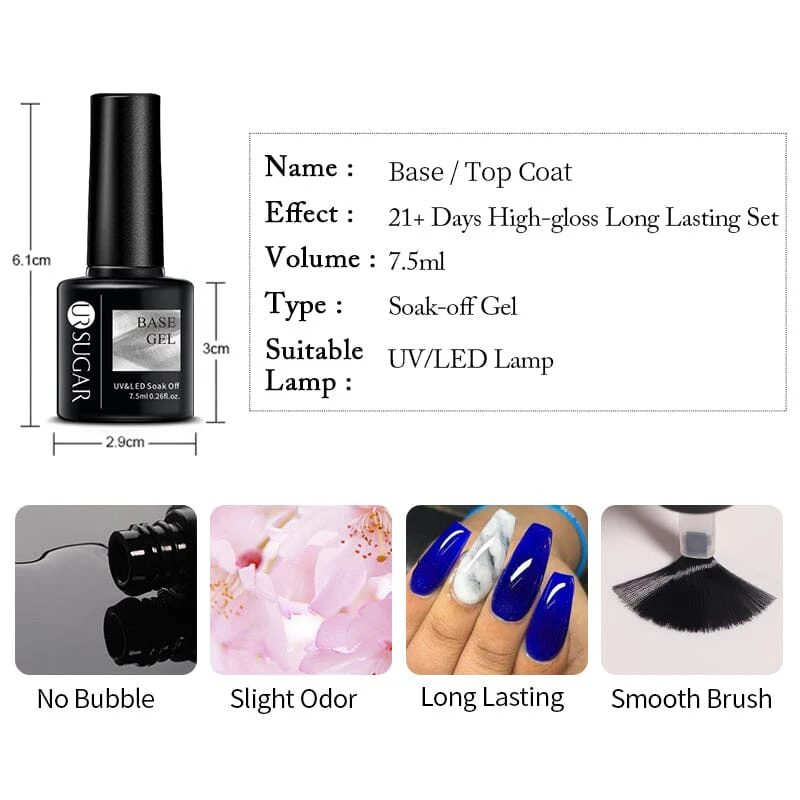 Base Gel Top Coat 7.5ml - Image 8
