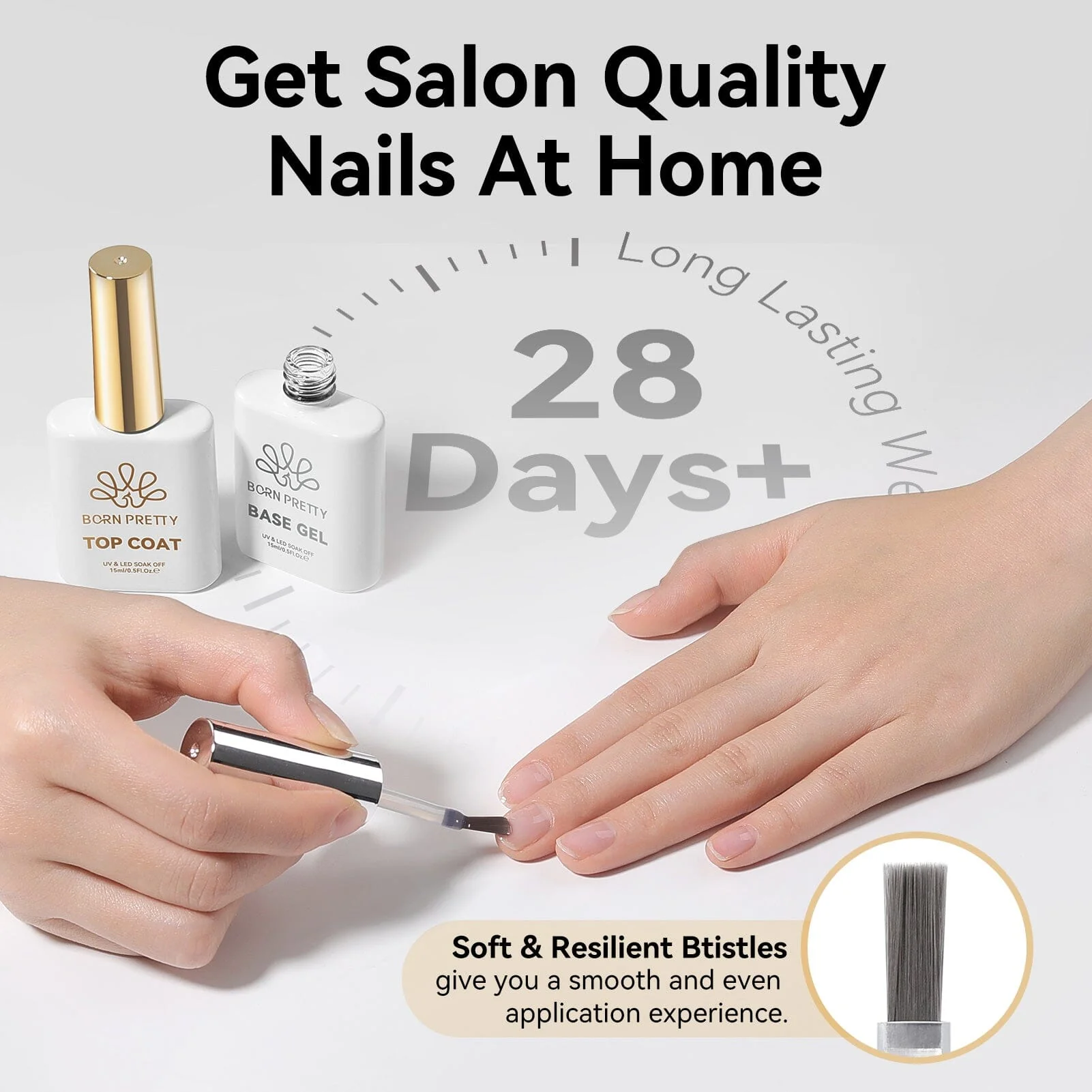 Base Gel & Top Coat Set 15ml - Image 8