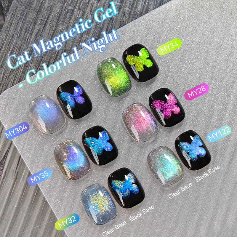 Black Base Collection Cat Magnetic Gel Polish 10ml - Image 3