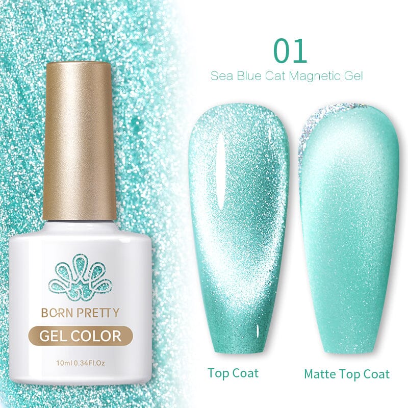 Mint Manbo Sea Blue Cat Magnetic Gel 10ml - Image 7