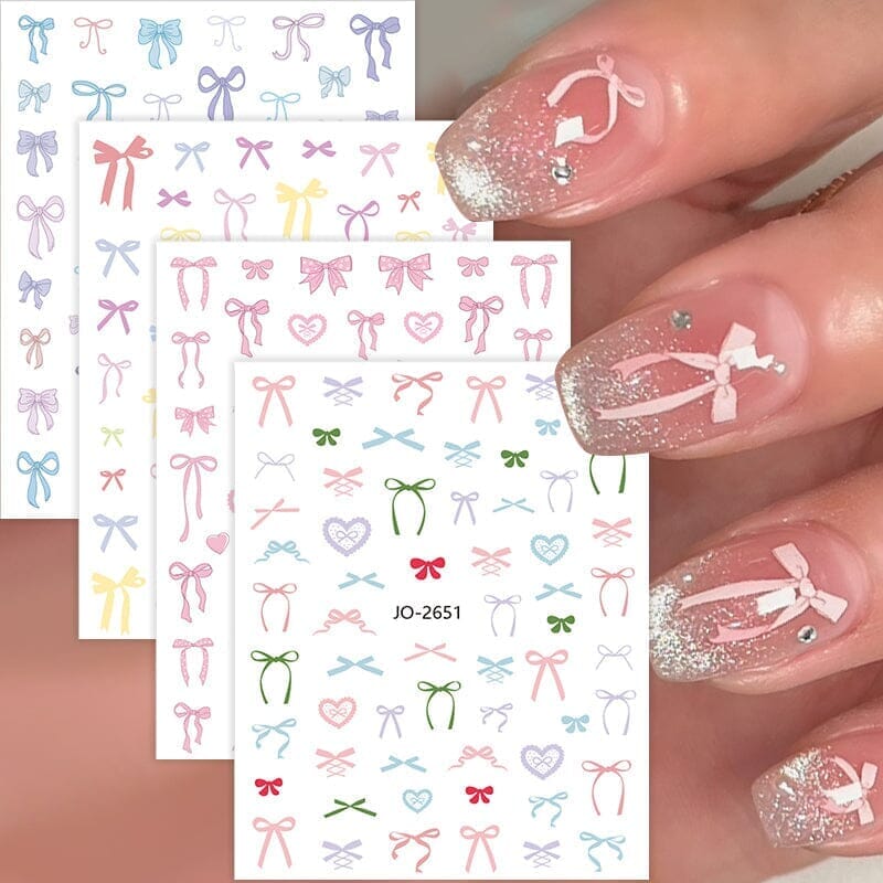 Bowknot 3D Nail Sticker JO-2648 - Image 4
