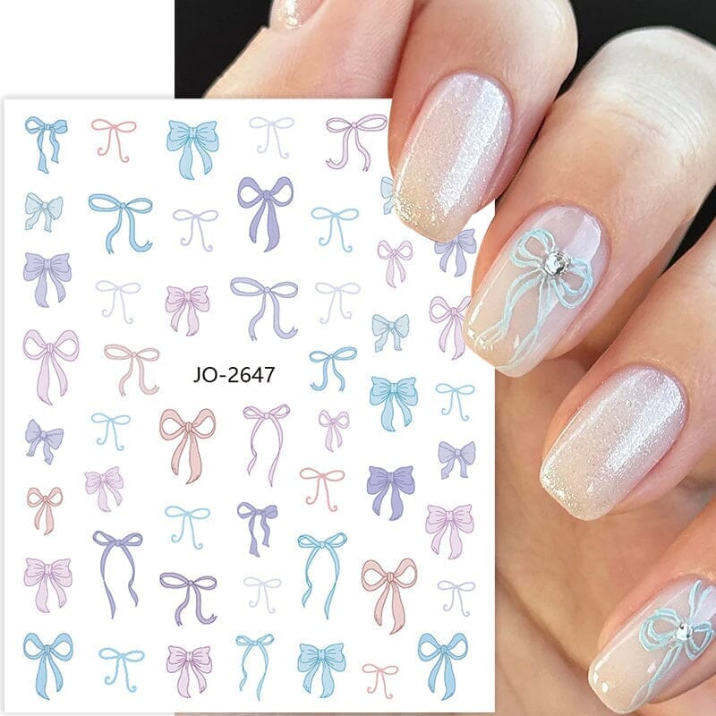 Bowknot 3D Nail Sticker JO-2648 - Image 6