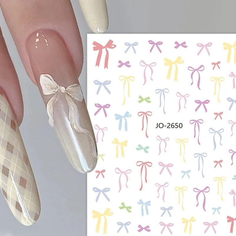 Bowknot 3D Nail Sticker JO-2648 - Image 9