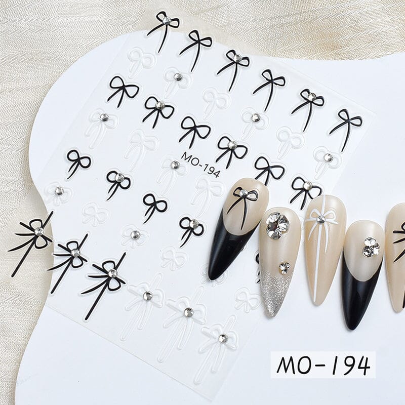 Bowknot 3D Nail Sticker MO-194 - Image 2