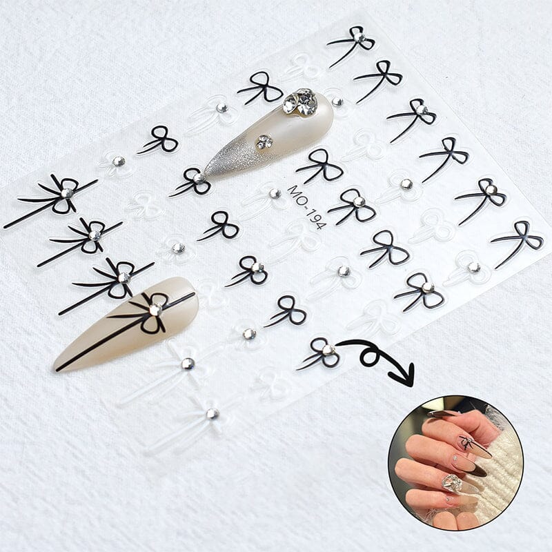 Bowknot 3D Nail Sticker MO-194 - Image 3