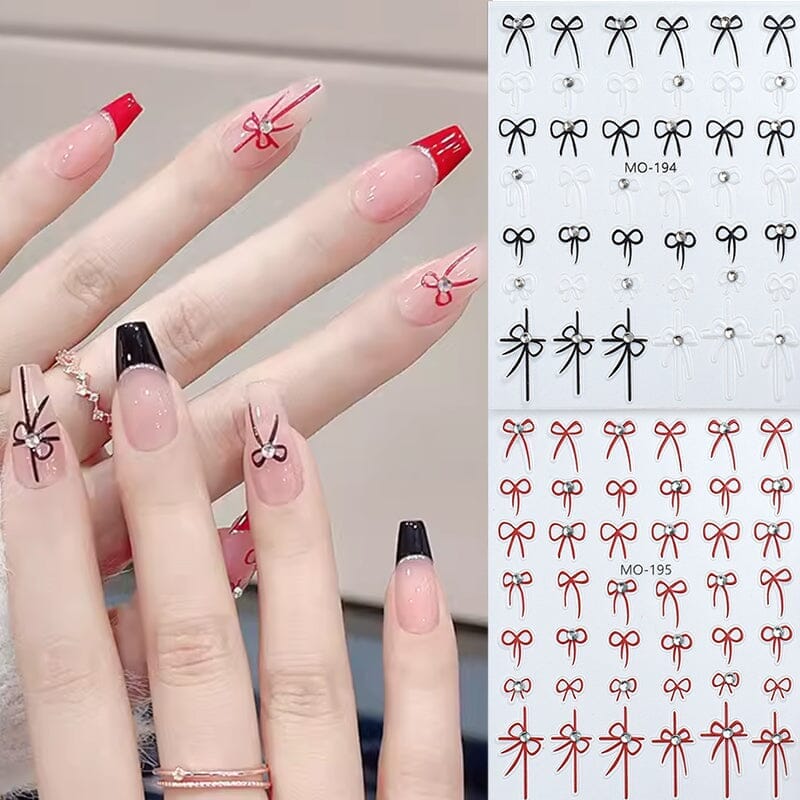 Bowknot 3D Nail Sticker MO-194 - Image 12