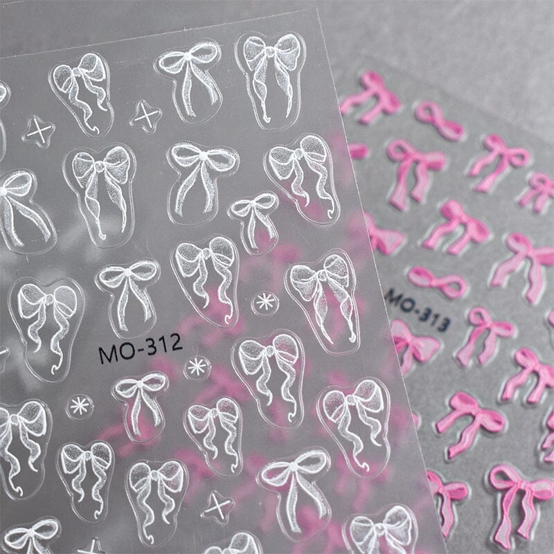 Bowknot 3D Nail Sticker MO-314 - Image 13