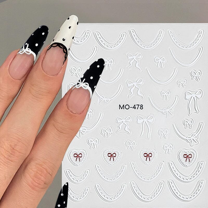 Bowknot 3D Nail Sticker MO-477 - Image 6