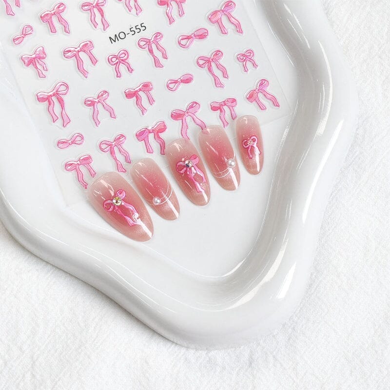Bowknot 3D Nail Sticker MO-554 - Image 13