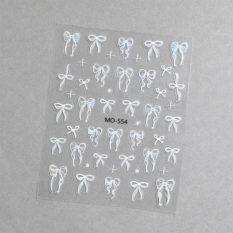 Bowknot 3D Nail Sticker MO-554 - Image 3