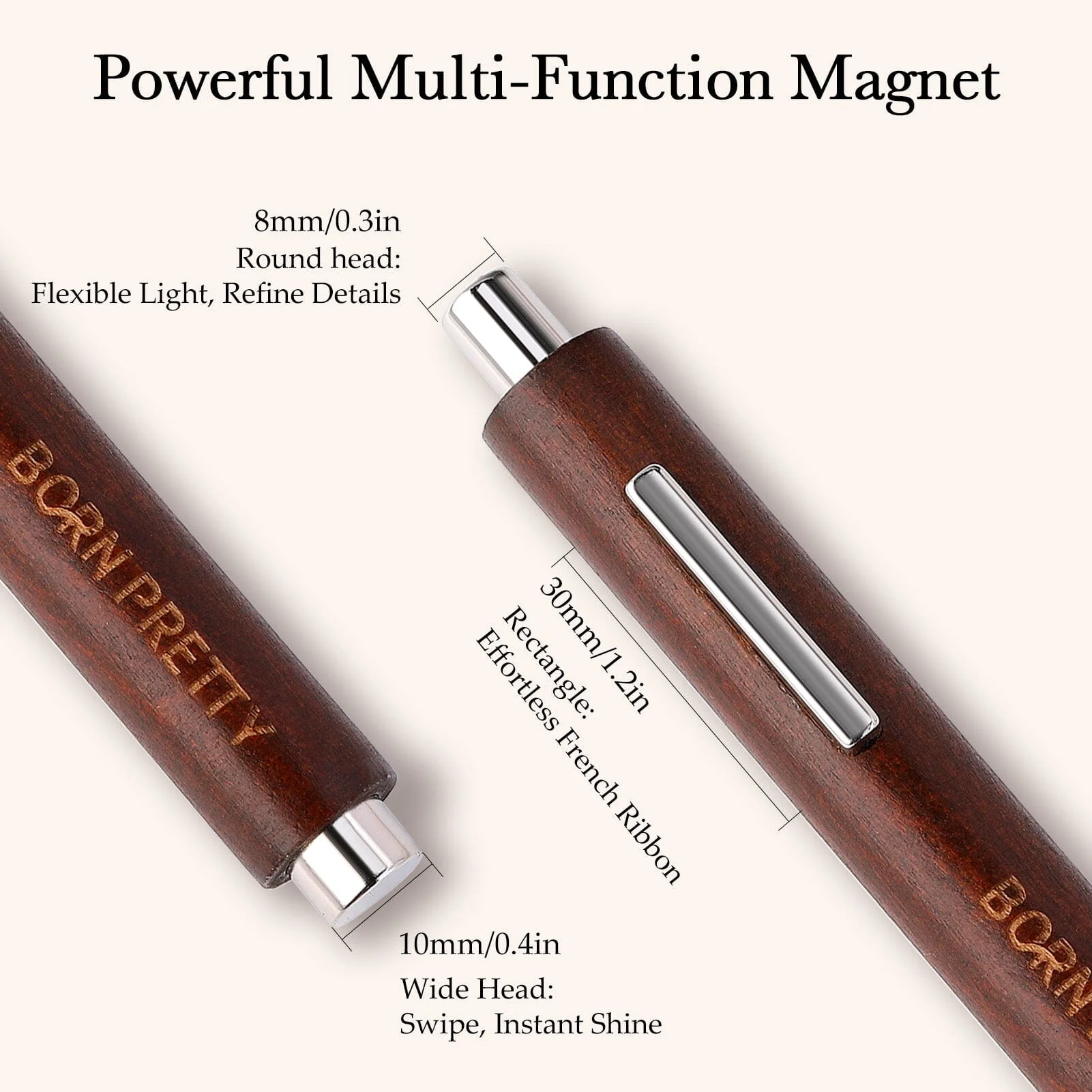 Brown 3-in-1 Magnet Stick - Image 4
