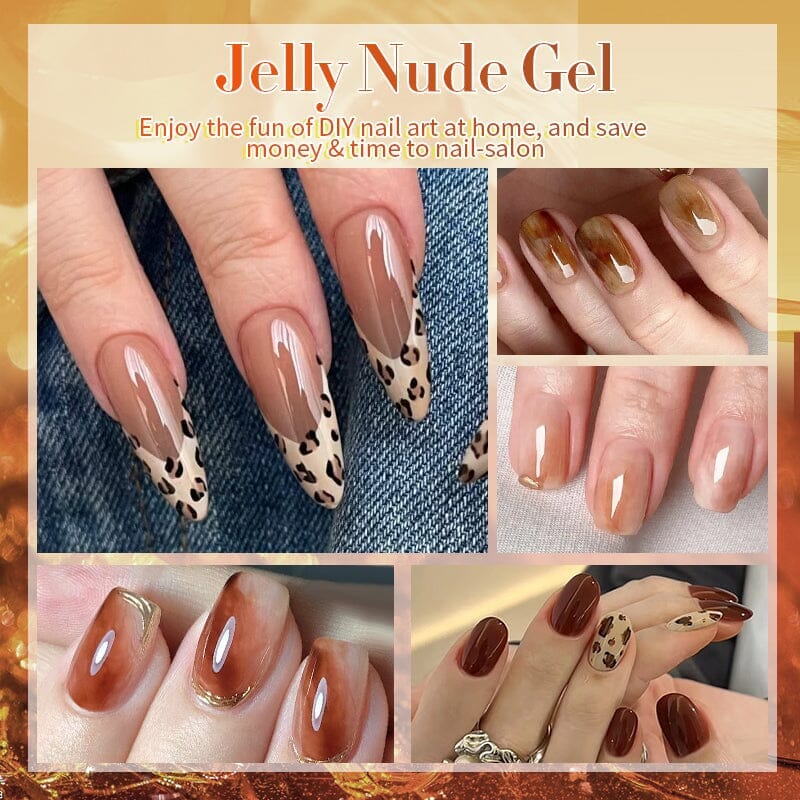 Brown Jelly Gel Polish JN87 10ml - Image 4