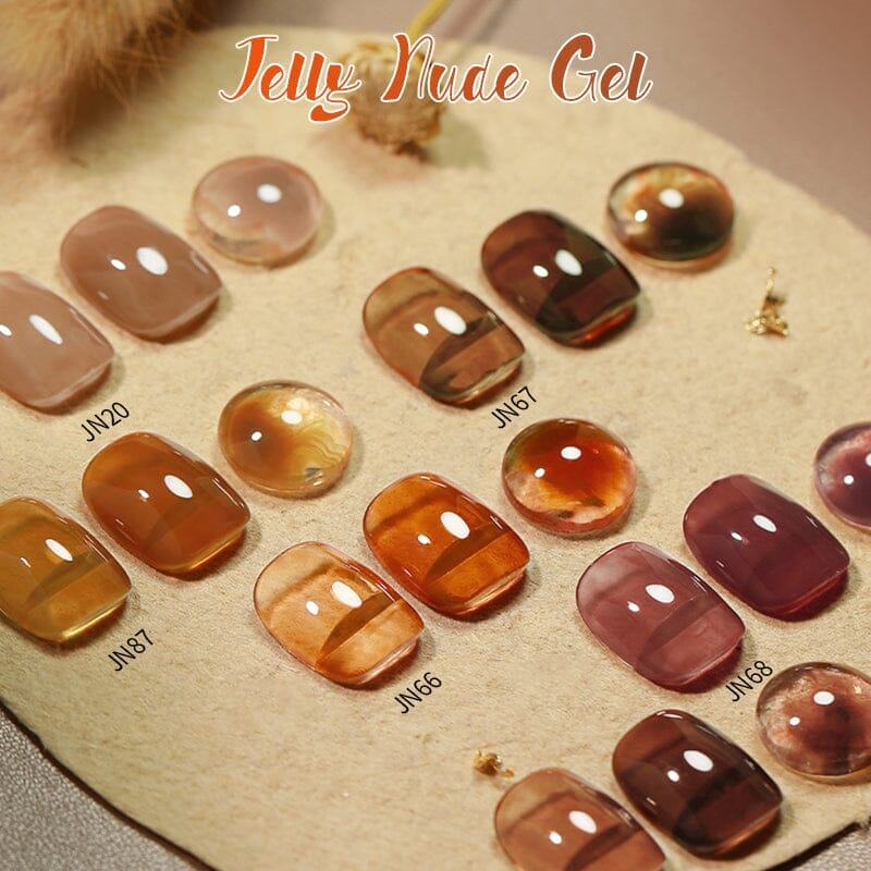 Brown Jelly Gel Polish JN87 10ml - Image 5