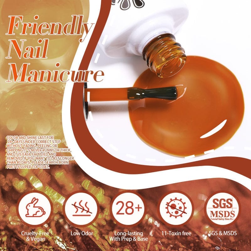 Brown Jelly Gel Polish JN87 10ml - Image 6