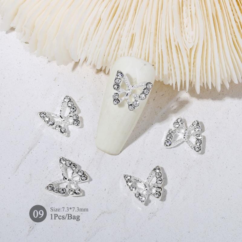 Butterfly Rhinestone Nail Decoration 09 - Image 3