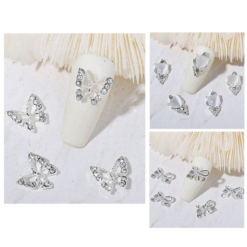 Butterfly Rhinestone Nail Decoration - Image 9