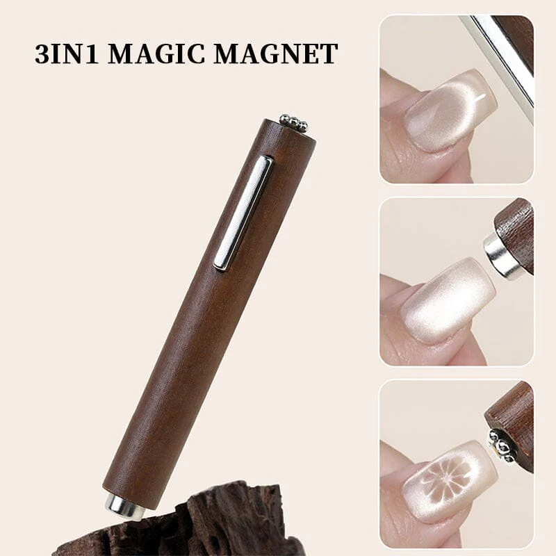3 In 1 Strong Magnetic Stick Multifunctional Brown - Image 7