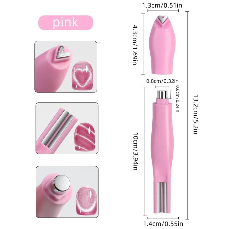 Detachable Magnetic Stick Heart Snake Pattern - Image 8