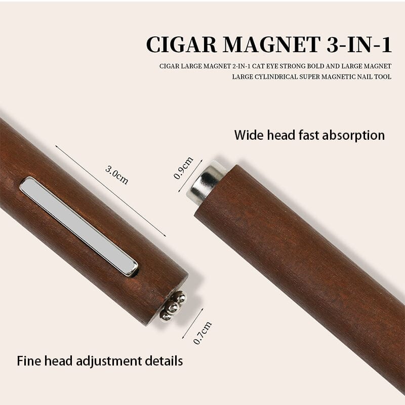 3 In 1 Strong Magnetic Stick Multifunctional Brown - Image 12