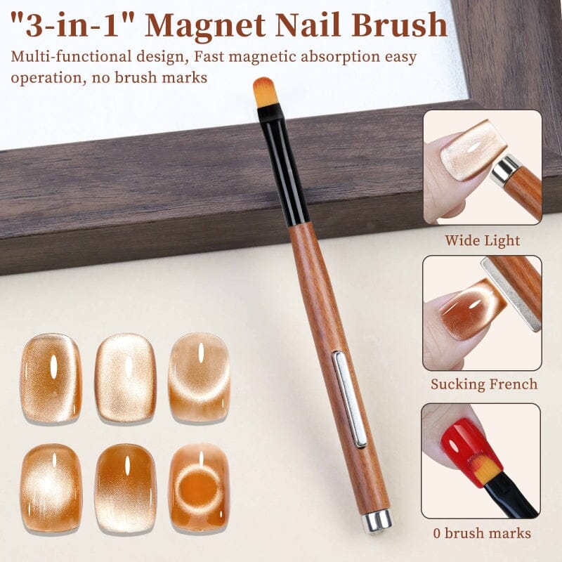 3 in 1 Magnetic Stick Nail Brush - Image 4