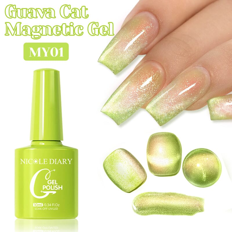 Cat Magnetic Gel MY01 Guava 10ml - Image 4