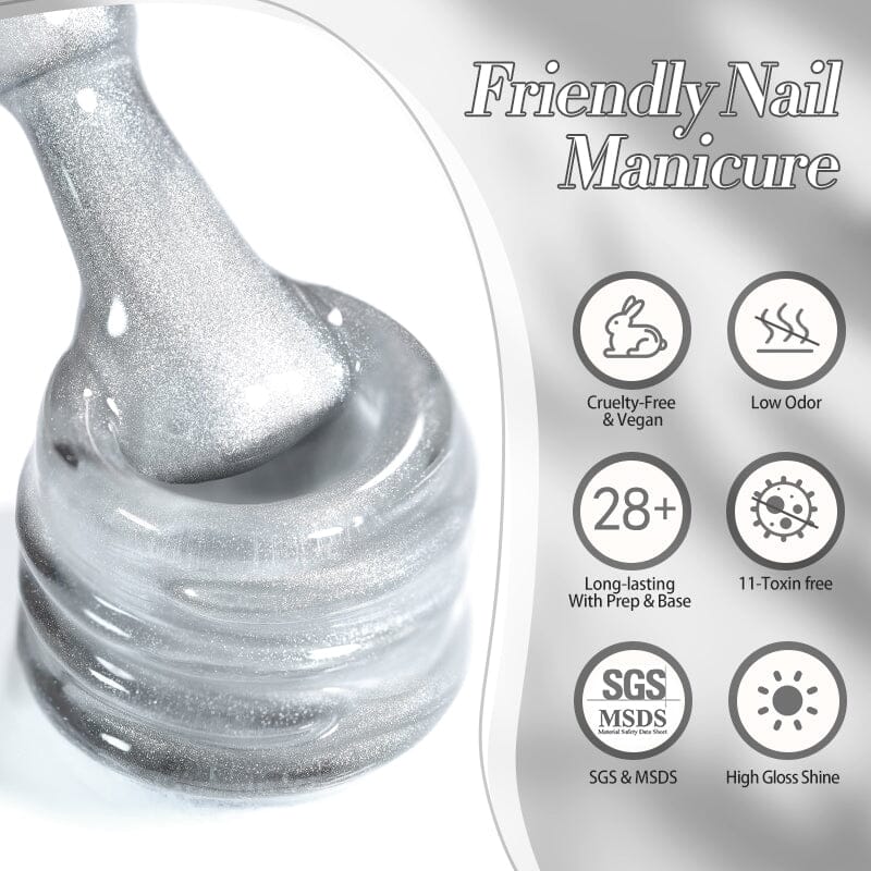 Cat Magnetic Gel MY77 Flowing Light White 10ml - Image 10