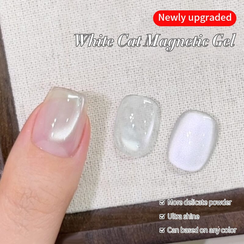 Cat Magnetic Gel MY77 Flowing Light White 10ml - Image 5