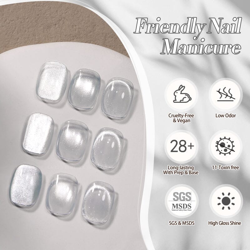 Cat Magnetic Gel MY77 Flowing Light White 10ml - Image 9