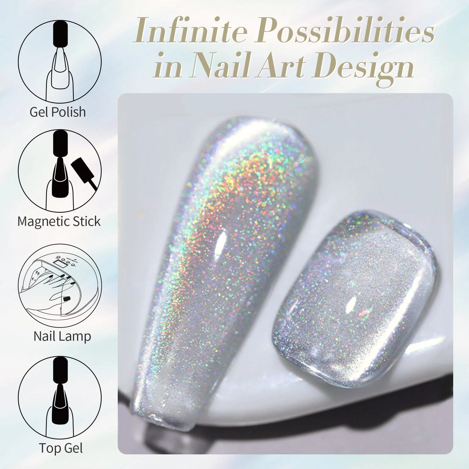 Cat Magnetic Gel MY85 Morning Light 15ml - Image 2
