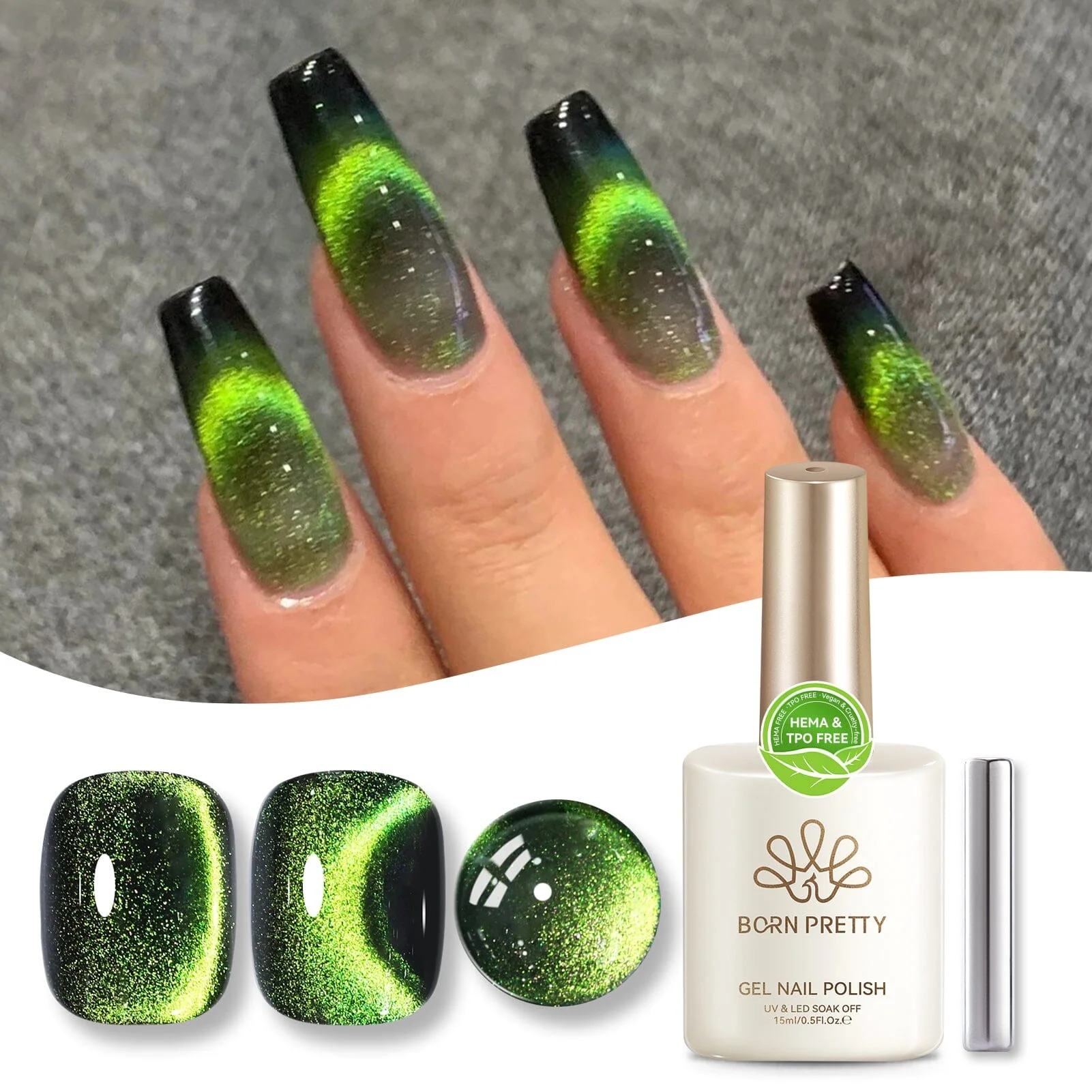 Cat Magnetic Gel Polish 15ml - Image 12