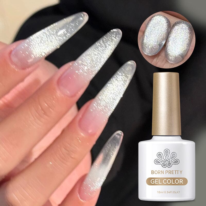 Cat Magnetic Gel Polish White Blue Green Colors 10ml - Image 13