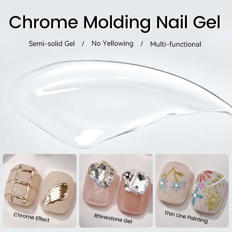 Chrome Molding Nail Gel 7ml - Image 4