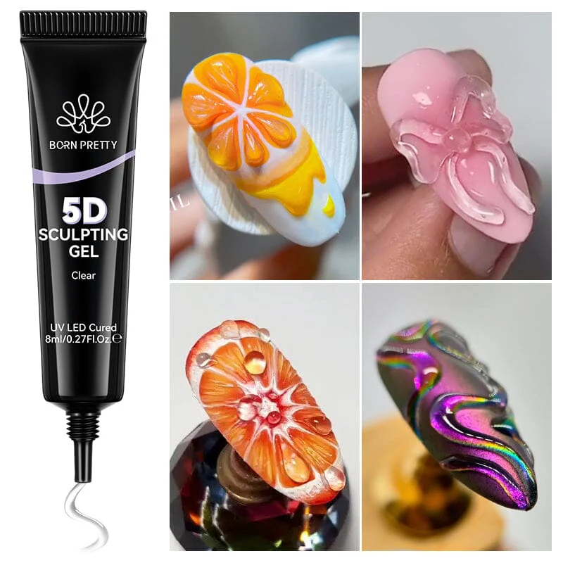 Clear 5D Sculpting Gel 8ml - Image 15