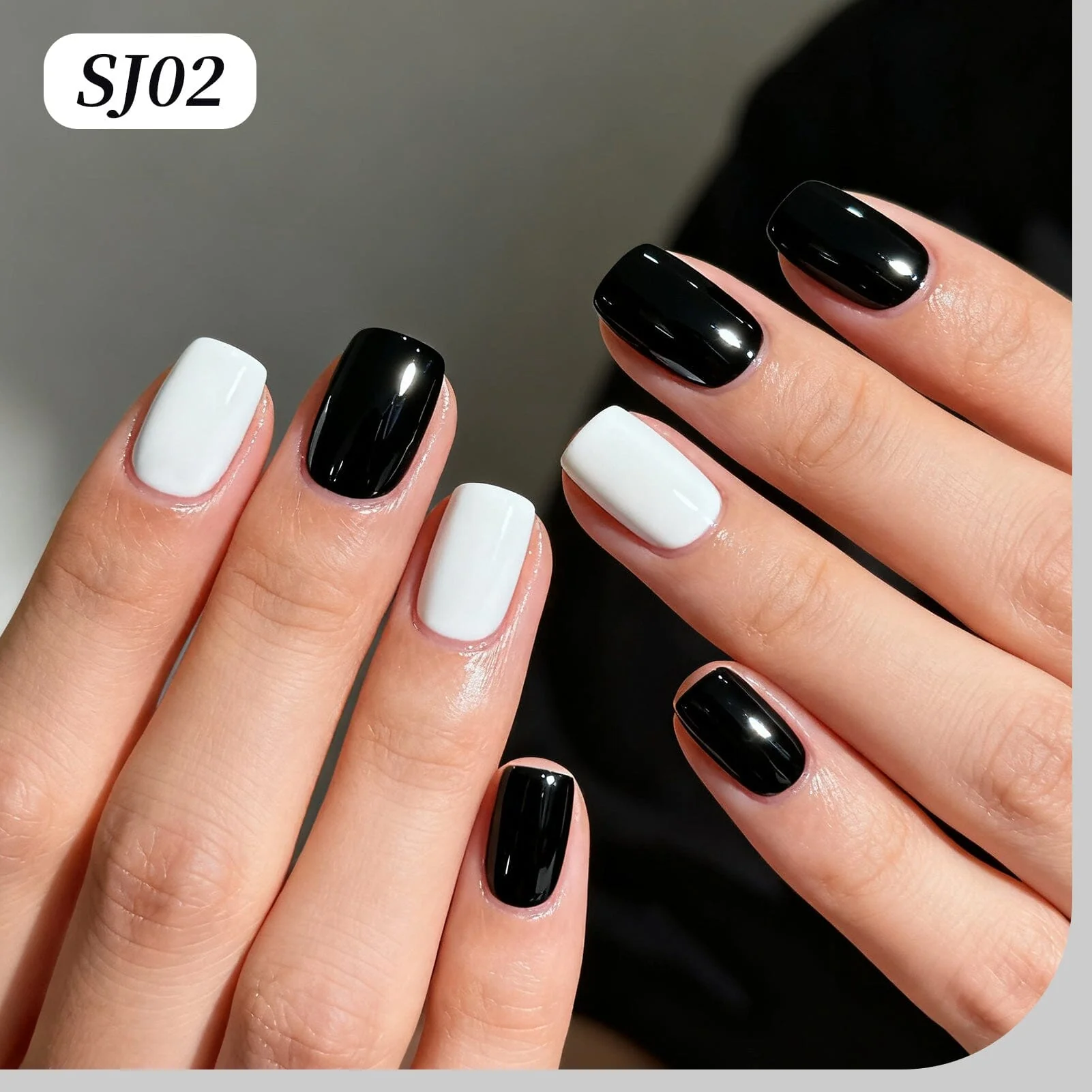 Color Nail Gel SJ02 Pure White 15ml - Image 4