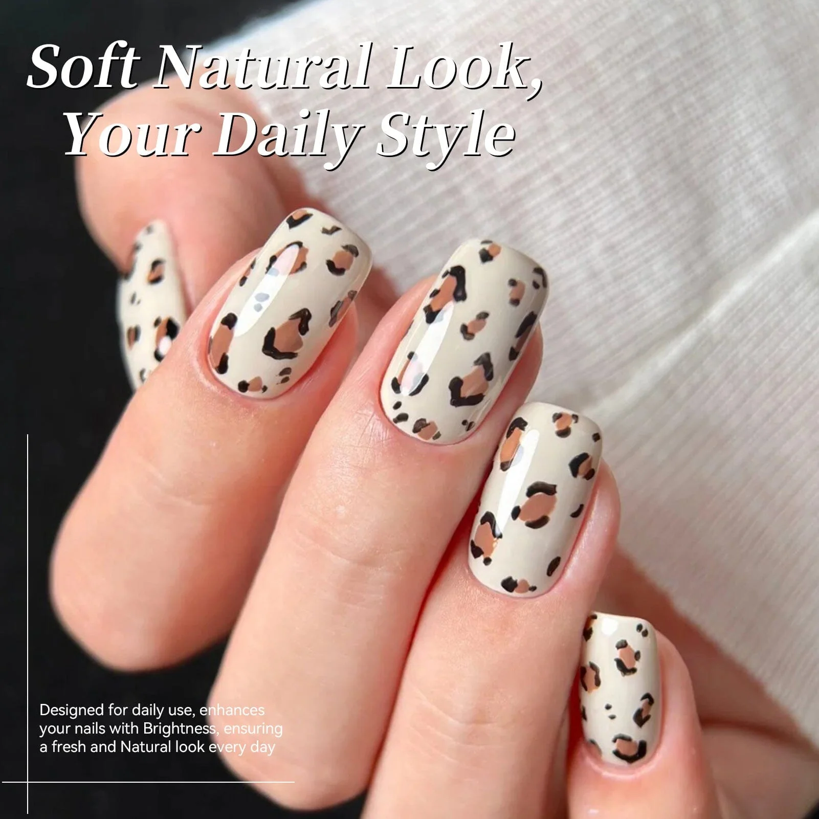 Color Nail Gel SJ07 Caramel Latte 15ml - Image 3