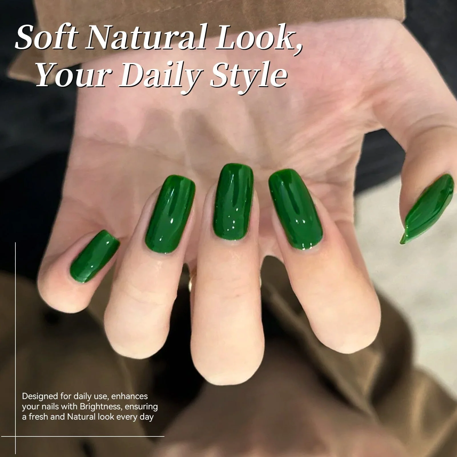 Color Nail Gel SJ20 Forest Pine 15ml - Image 2