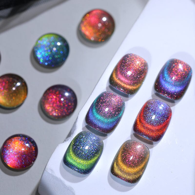 Colored Cat Magnetic Gel MY114-MY119 Reflective Glass 10ml - Image 17