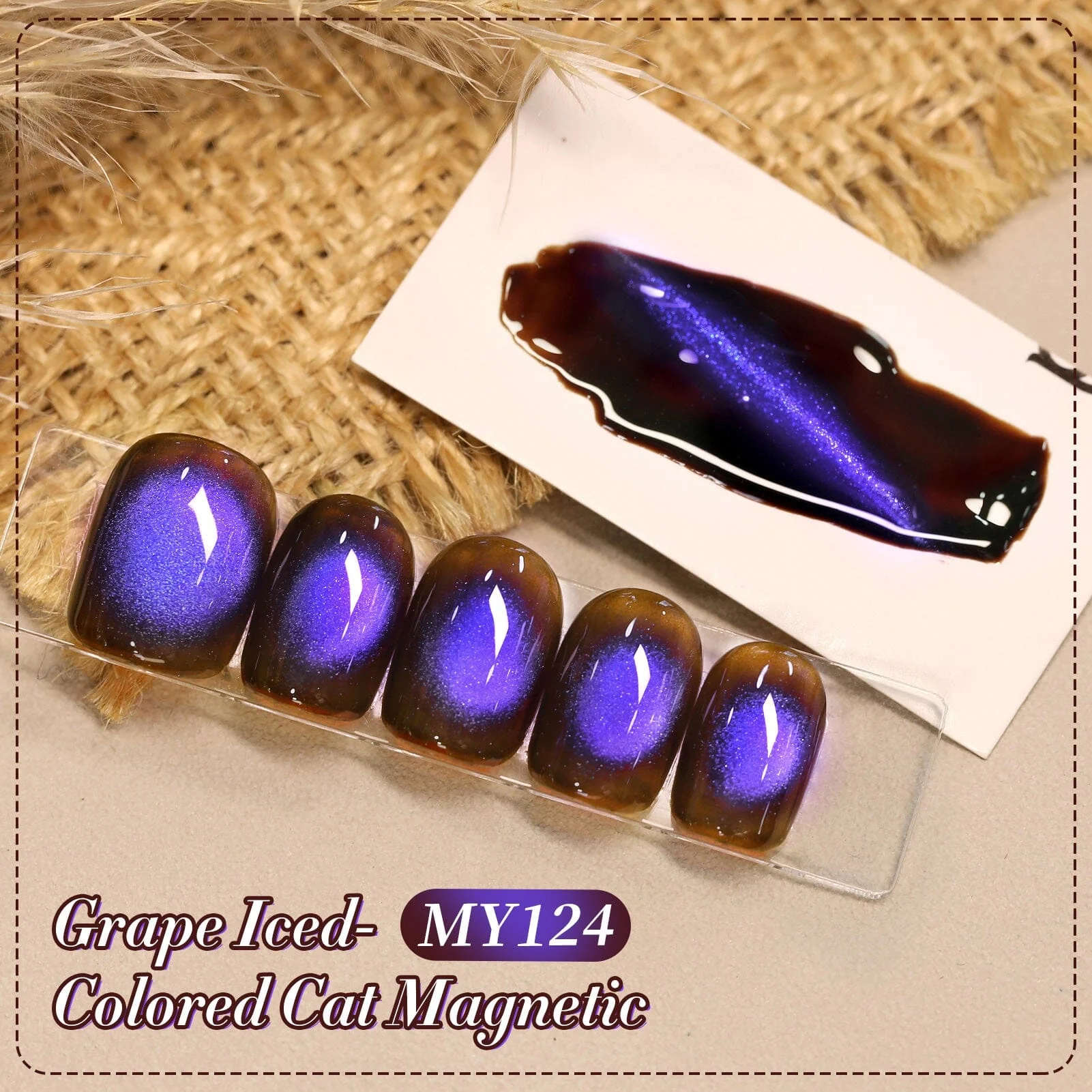 Colored Cat Magnetic Gel MY124 Grape Iced 15ml - Image 4