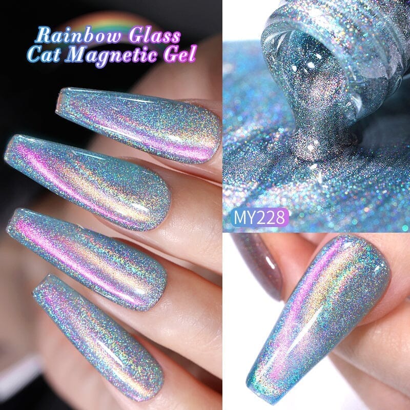 Colored Cat Magnetic Gel MY225 Colorful Laser 10ml - Image 6